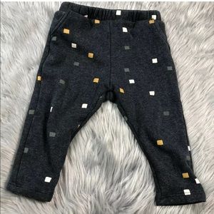 Zara Baby Boys Gray Square Sweatpants Size 18/24 Months